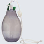 600ml Evacuated Drainage Bottle w/Drain Line cs/10