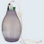 600ml Evacuated Drainage Bottle w/Drain Line cs/10