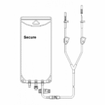 2L EVA Gravity Bag 2Leg Detachable 50/cs