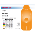 Bag Seal/Large, Replaces IVA® CP 3013/Yellow/LG   1000/Roll