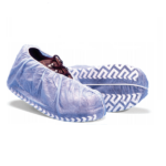 Shoe Cover Super Sticky Non-Skid Water Resistant Blue LG 150pr/cs