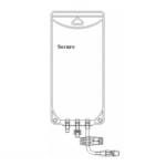 2L EVA Legless Bag-Male Screw Connector 50/cs